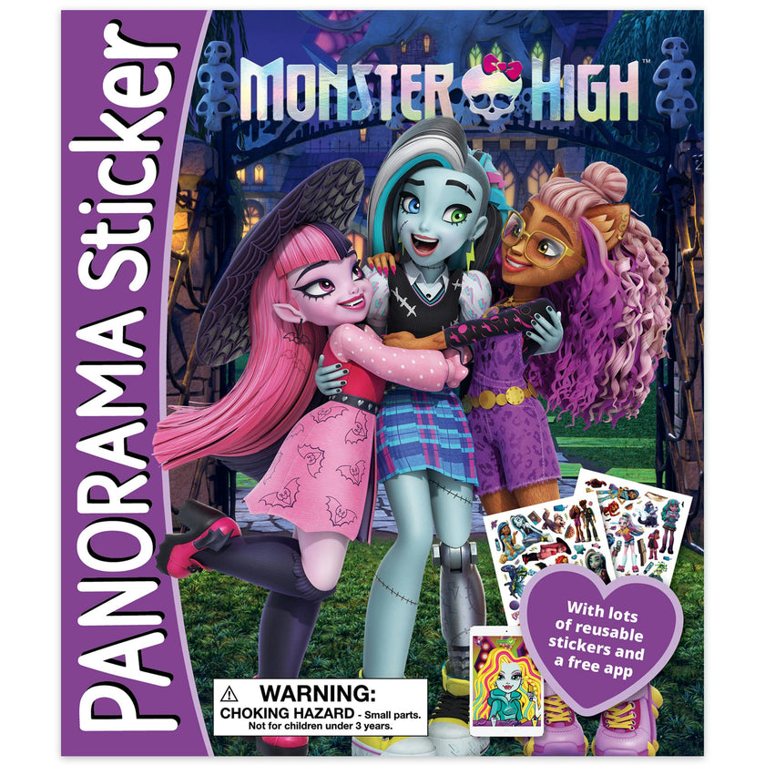 Panorama Sticker Book: Monster High