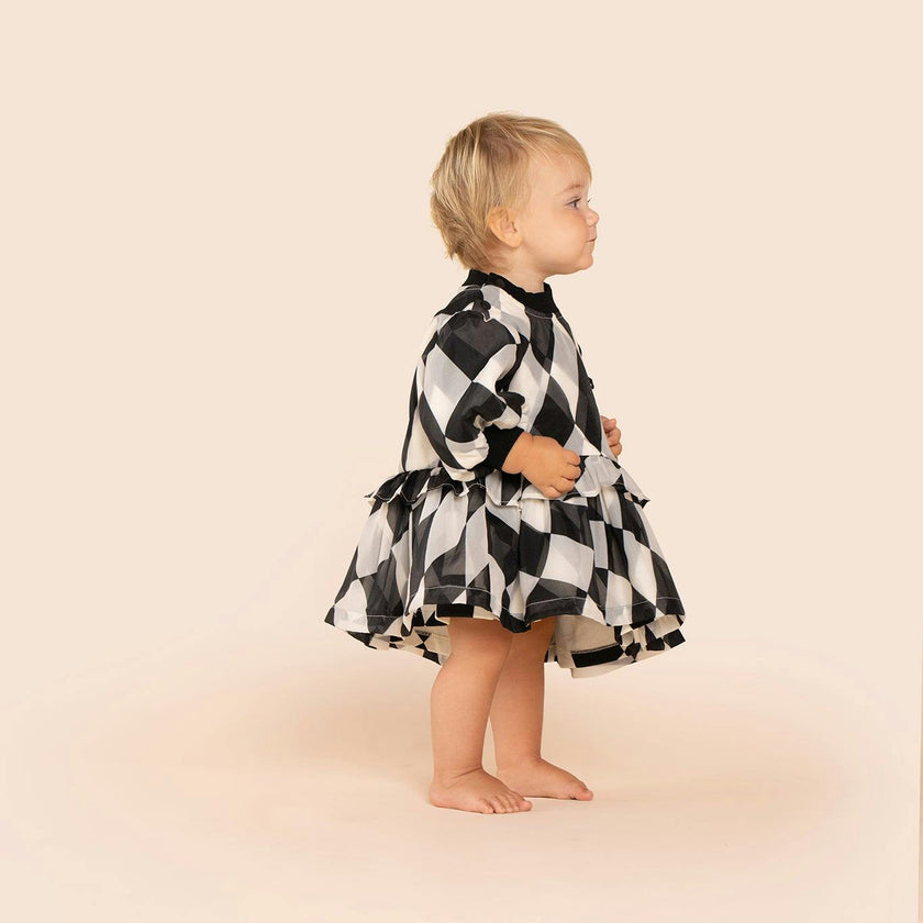 Baby Terry and Organza Dress