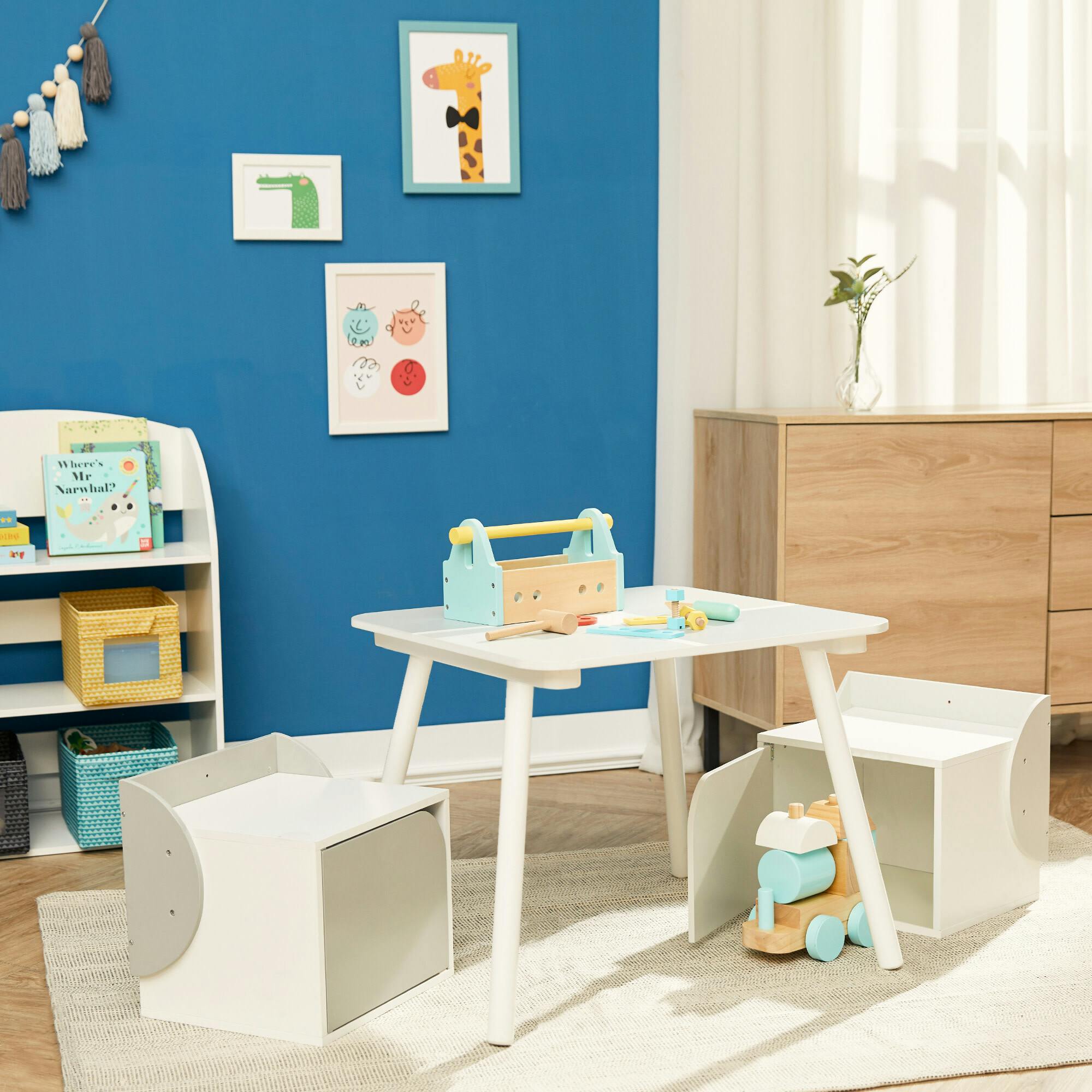 Fantasy Fields by Teamson Kids - Biscay Bricks Table & Chairs Kids Furniture