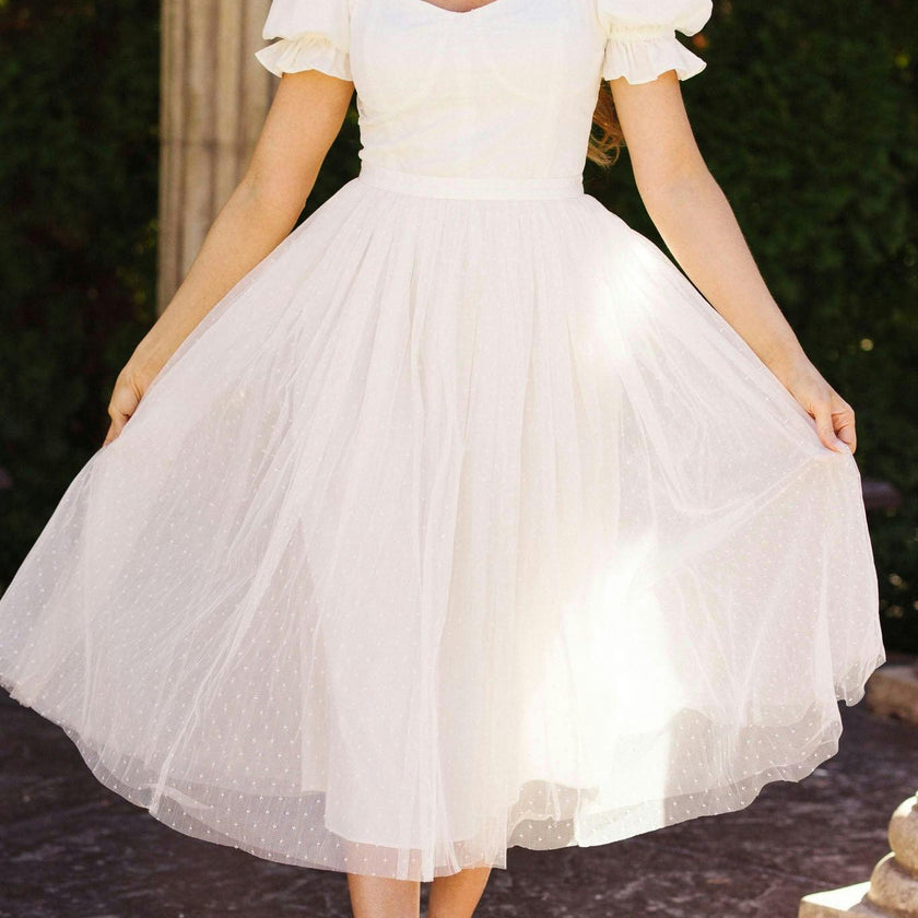 Ballerina Dress in White