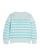 Striped Sweater - Aqua