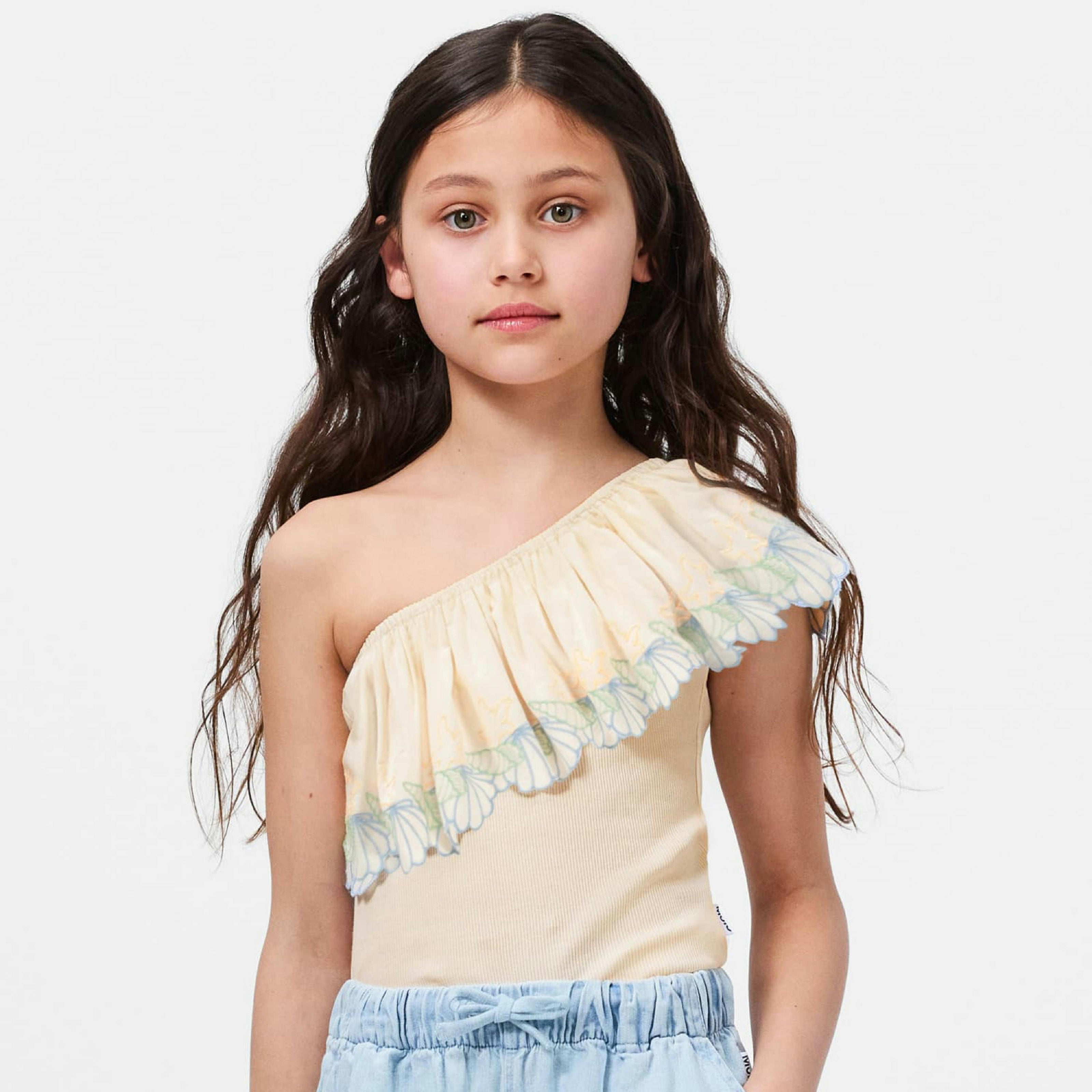 Lace One Shoulder Ratja Top
