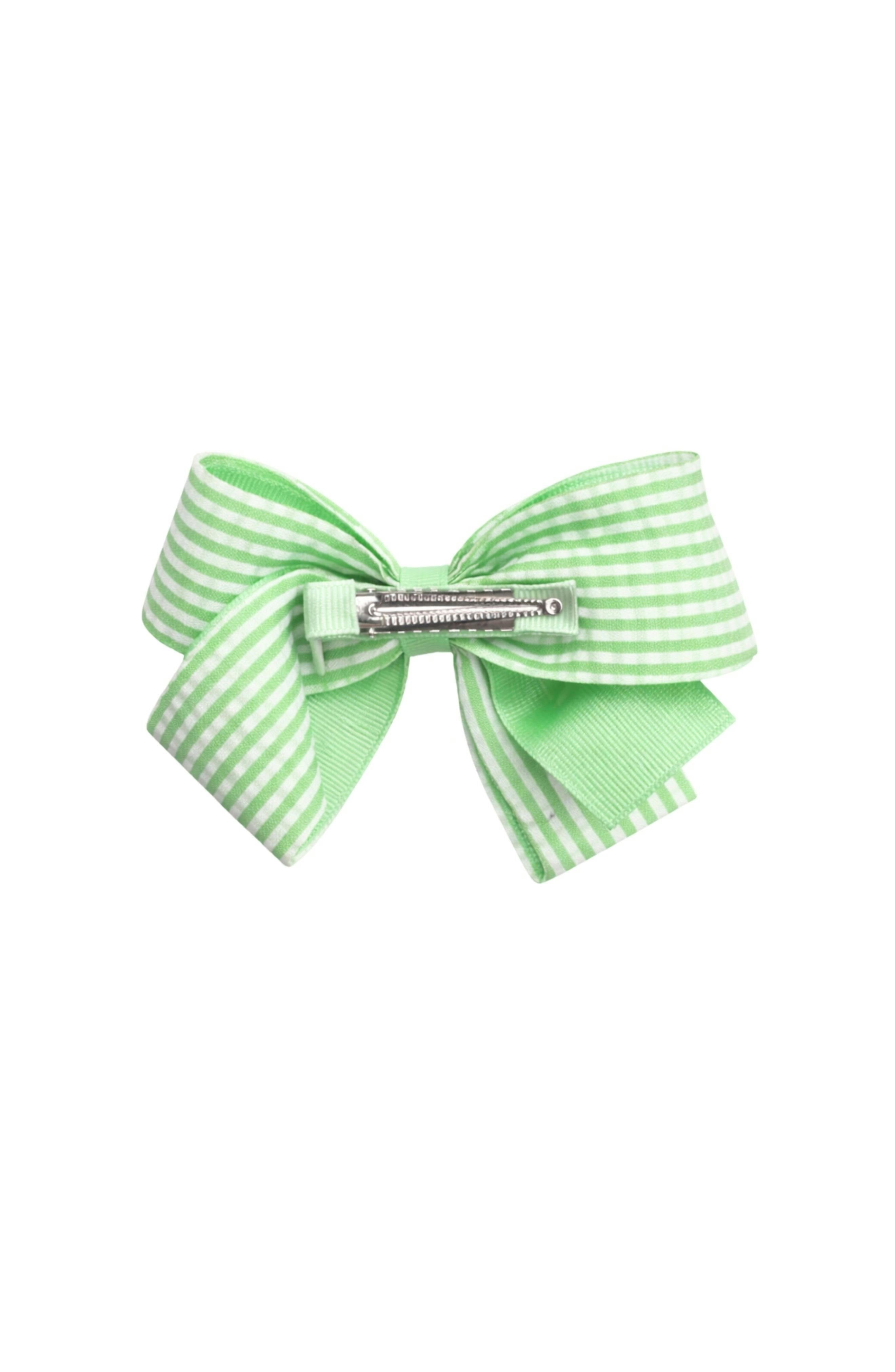 Golf Ball Seersucker Hair Bow
