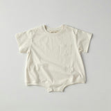 Cory Pocket Romper in Marshmallow