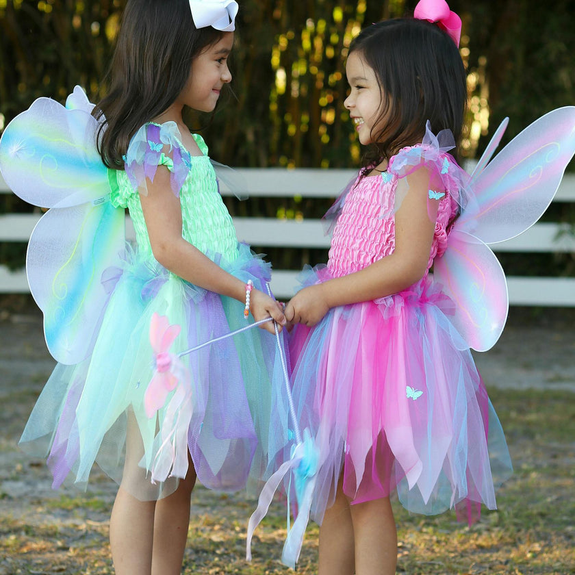 Butterfly Dress & Wings with Wand