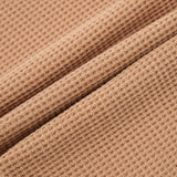 Tawny Rose Waffle Kerchief Bib