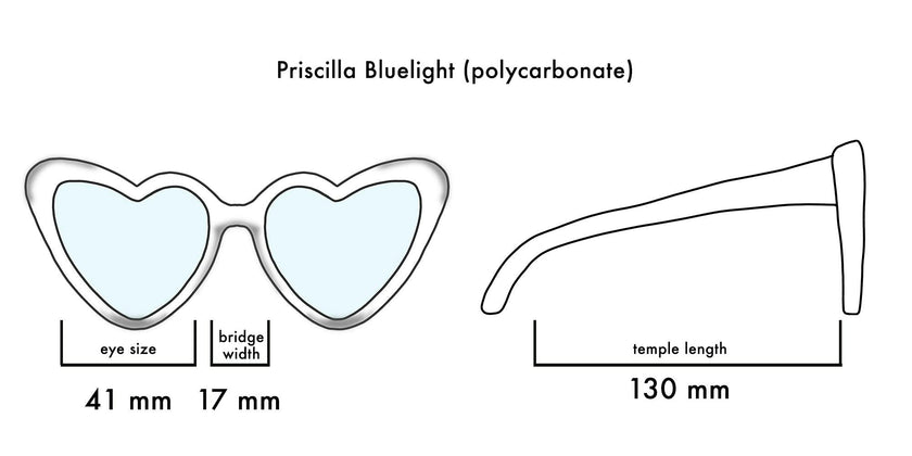 Priscilla Blue Light Sunglasses