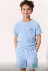 Good Vibes Only Velour Short Set