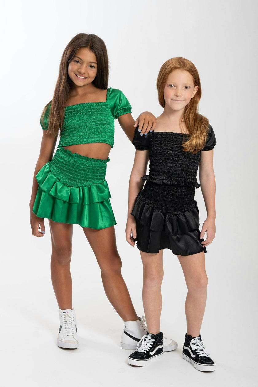 Kids Amber Smocked Ruffle 2 Piece Set