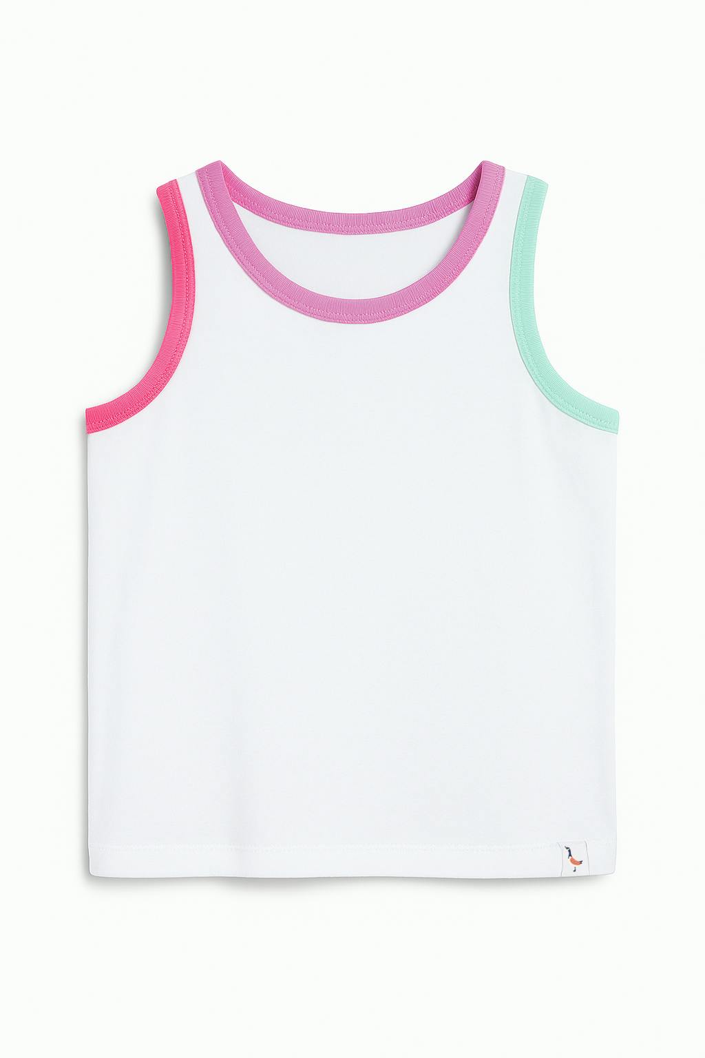 Contrast Trim Tank Top