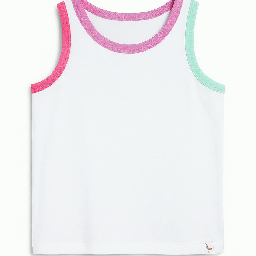 Contrast Trim Tank Top