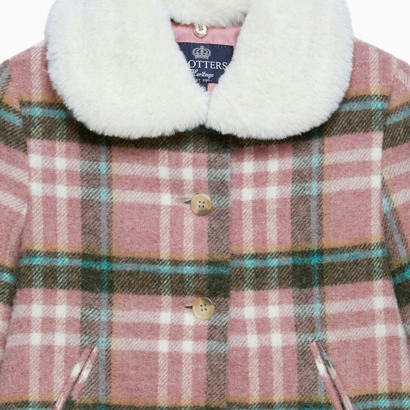 Baby Classic Coat in Burgundy