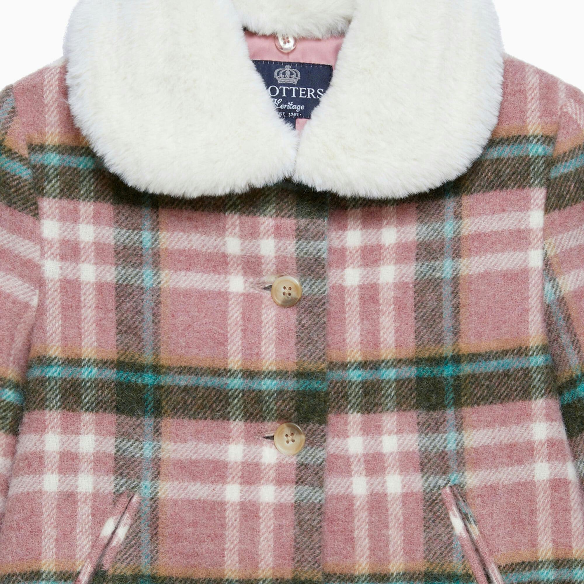 Baby Classic Coat in Burgundy