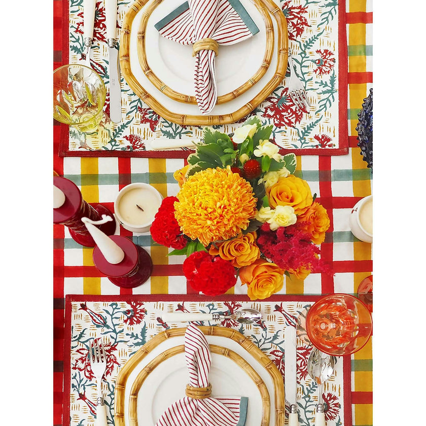 Block-Printed Table Cloth