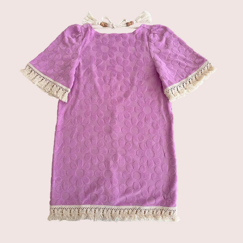 Pink Floral Boho Coverup