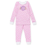 Ava Girls' Pajama Pant Set - Easter Time Pink