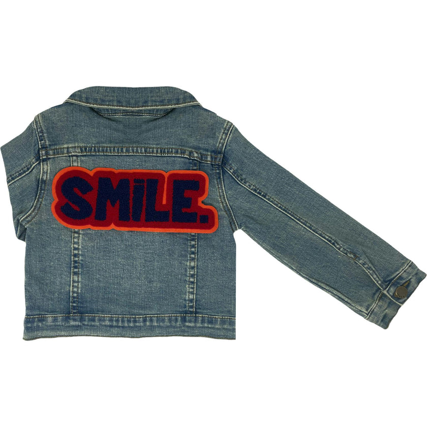SMILE Denim Jacket - Unisex for Boys and Girls