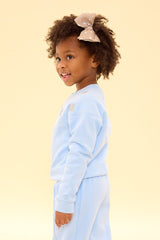Mini Casey Crewneck Sweatshirt in Light Blue
