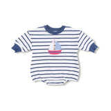 Bubbly Sailboat - Sweatshirt Bubble  Sailboat with Bow
