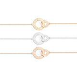 Personalized Intertwined Necklace, 18k Rose Gold Plated