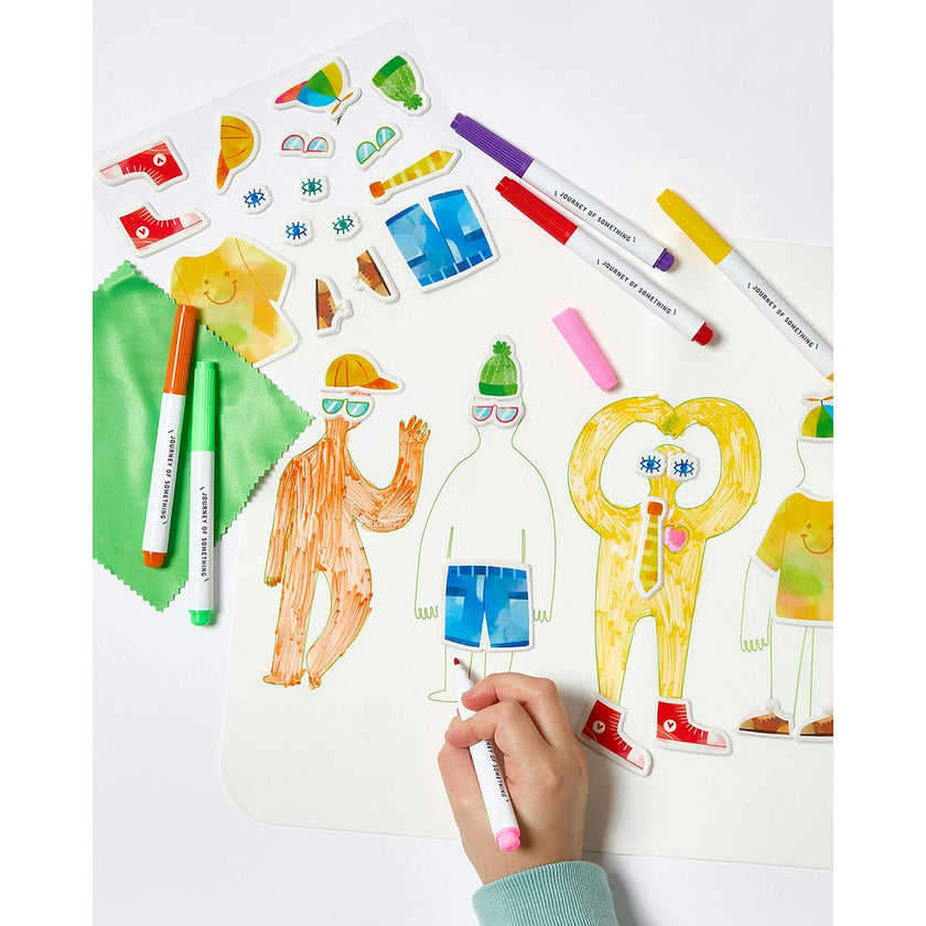Wipeable Silicone Mat - Friends
