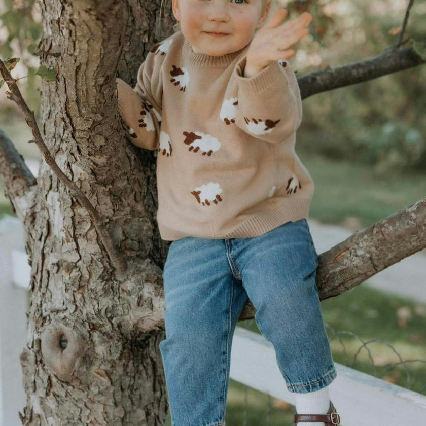Baa Baa Sheep Jacquard Sweater