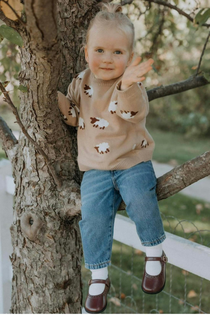 Baa Baa Sheep Jacquard Sweater