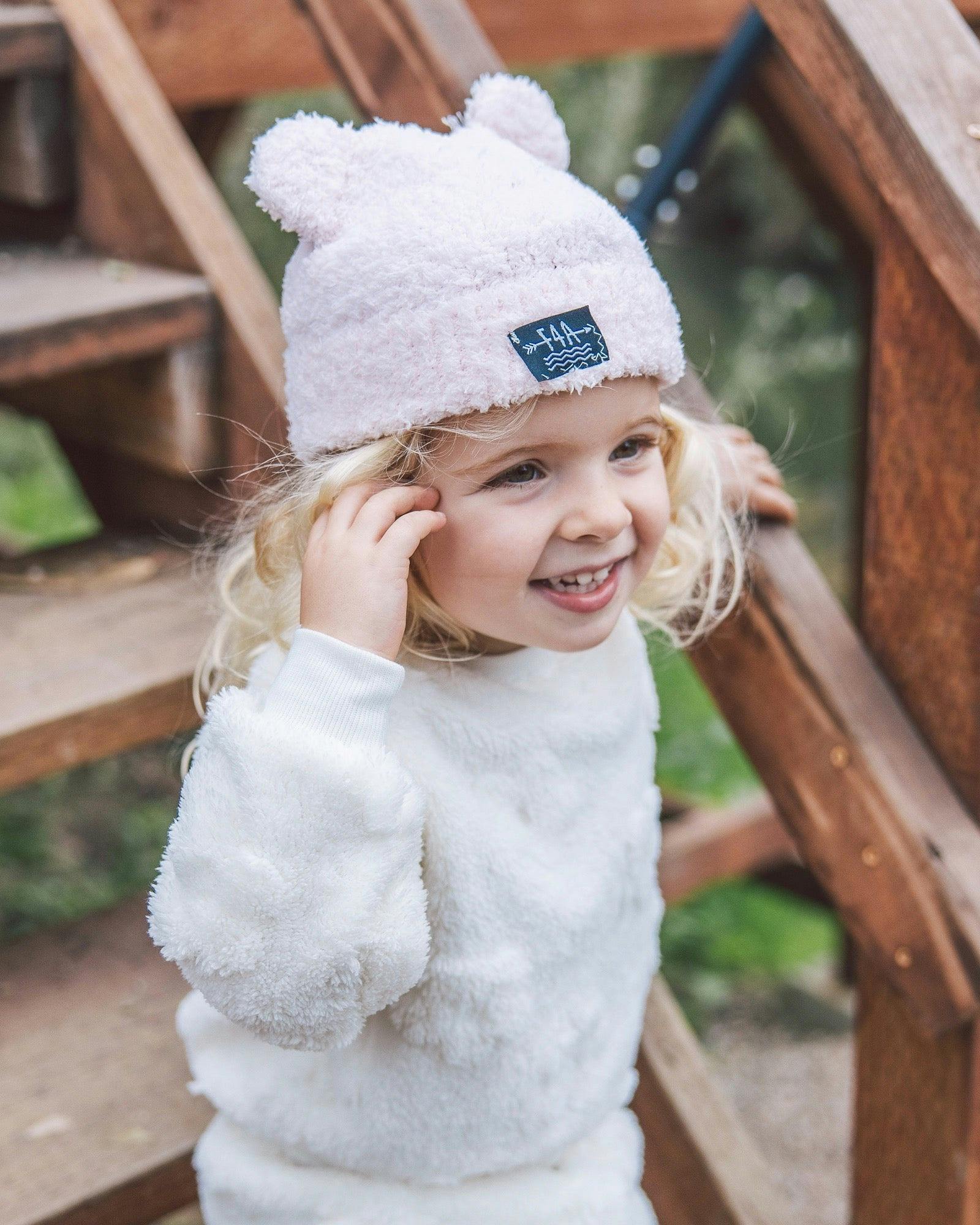 Wilde Plush Beanie - Pink Marshmallow Plush