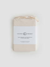 Poplin Fitted Crib Sheet Ivory