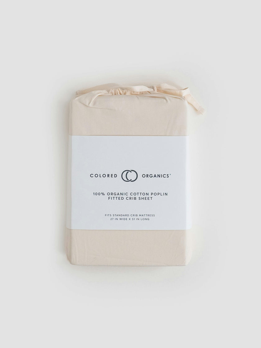 Poplin Fitted Crib Sheet