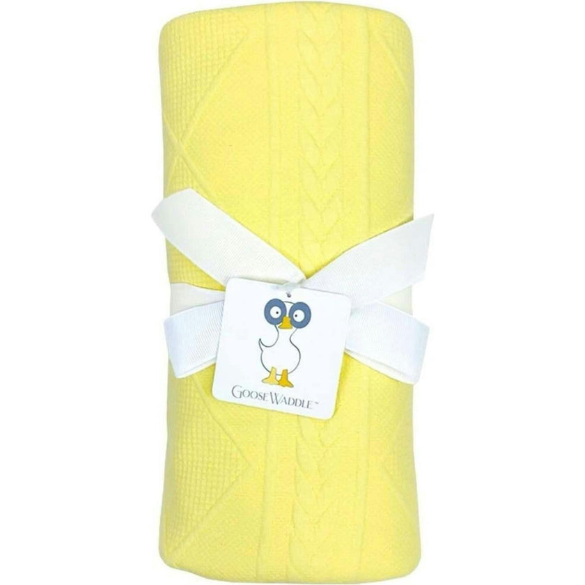 Yellow Knit Blanket