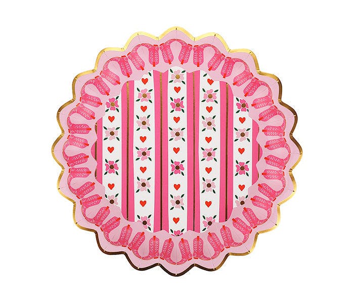 Boot Scoot Blooms Dinner Plates (10 count)
