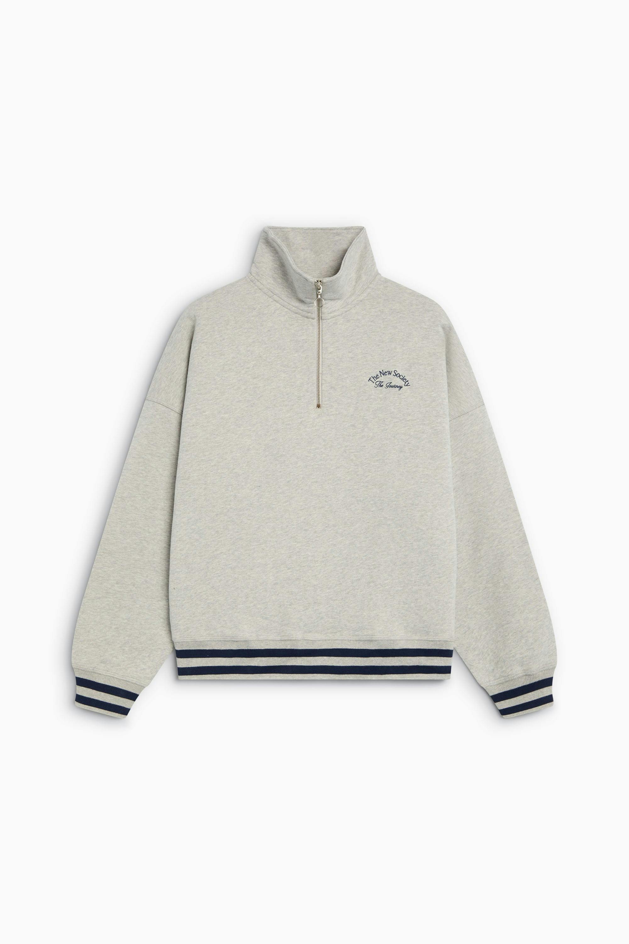 Mochi Woman Polo Light Grey Melange