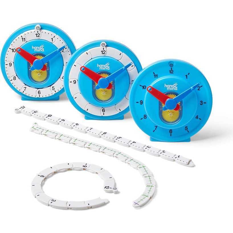 NumberLine Clock: Deluxe Set of 6