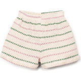 Kids Textured Striped Shorts