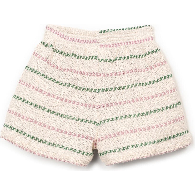 Kids Textured Striped Shorts
