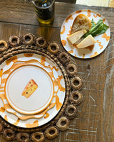 Pasta Party Hors d'Oeuvres Plate Set - Golden