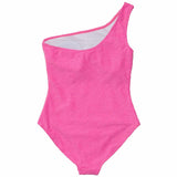 Women's Plush Terry UPF50+ One Shoulder Swimsuit