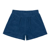 women's newport navy french terry shorts
