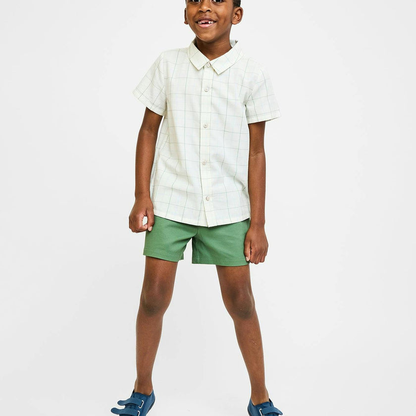 Jack Lee Shirt, Seafoam Plaid