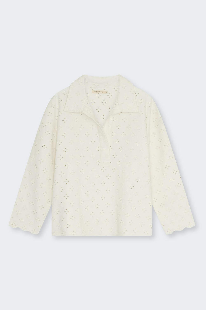 Camelia Woman Blouse Pure Cloud Denim