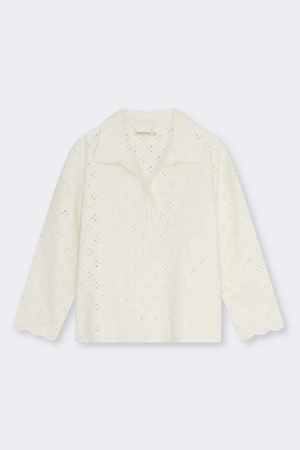 Camelia Woman Blouse Pure Cloud Denim
