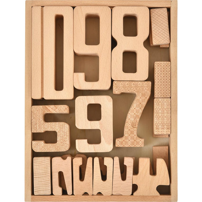 Montessori Wooden Number Height Blocks – Self-Correcting Math Learning Set