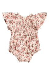 Baby Jovie Romper in Ivory Heritage Rose