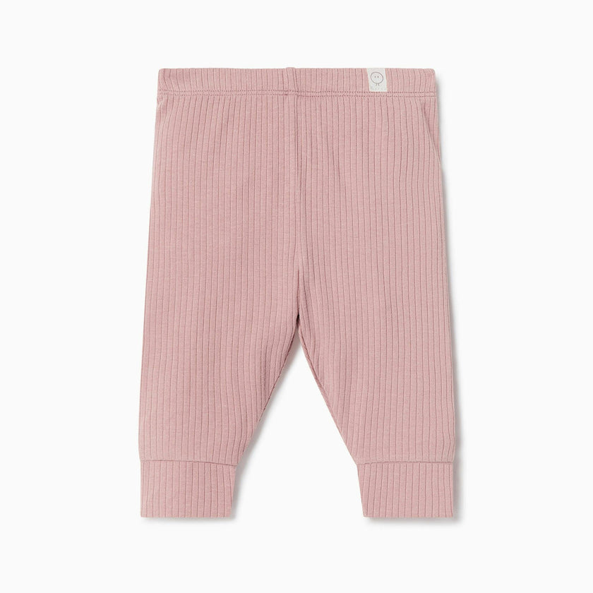 Ribbed Leggings - Rose
