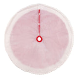 Kurt Adler 48-Inch Red and White Faux Fur Tree Skirt
