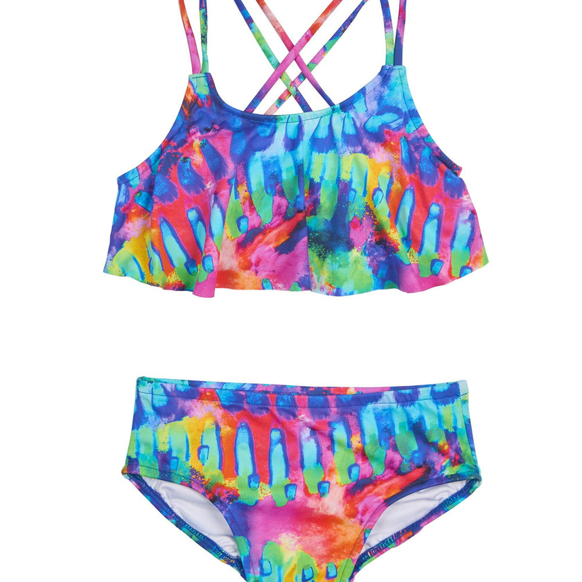Tie Dye Flutter Bikini
