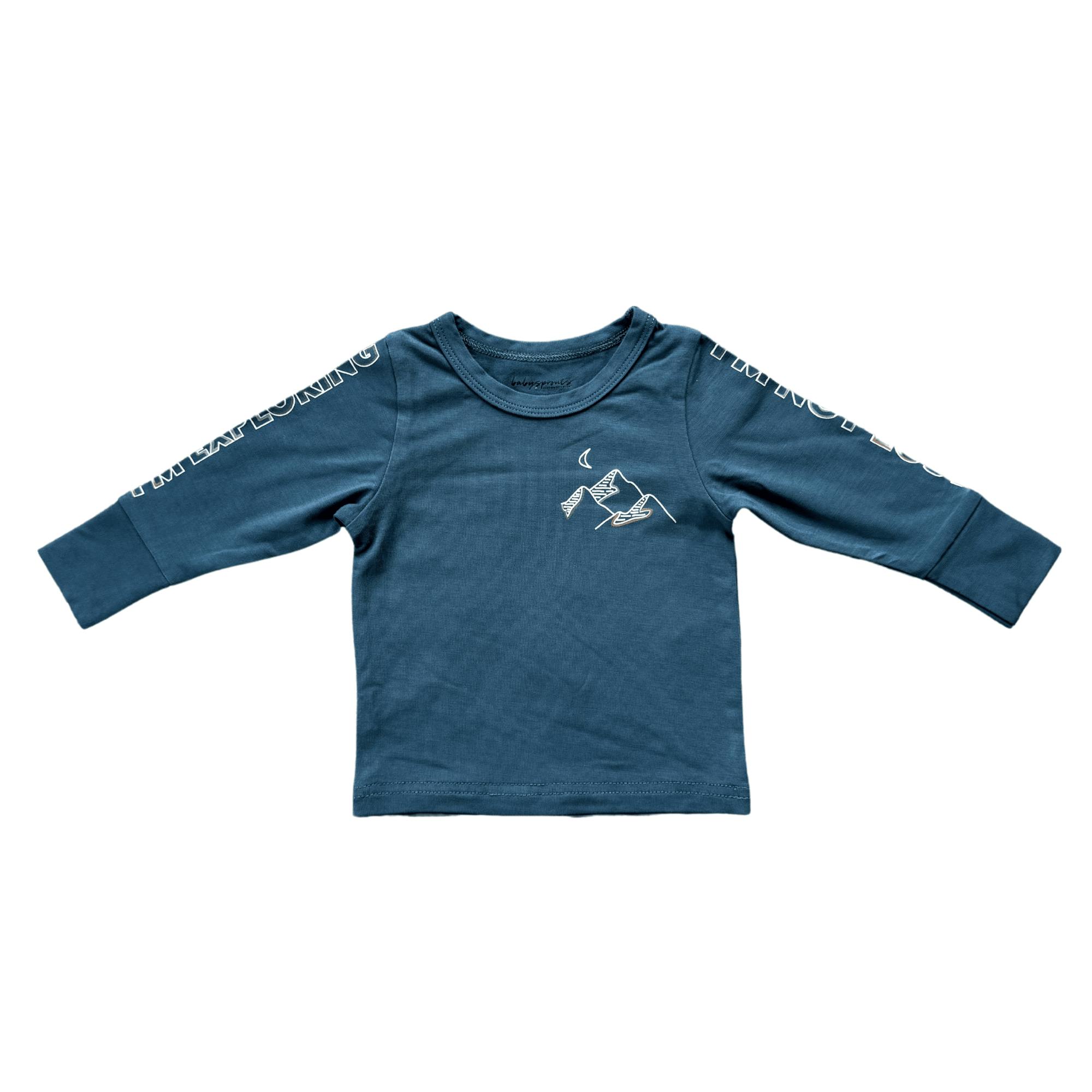 Boy's Long Sleeve Tee Big Bro in Desert