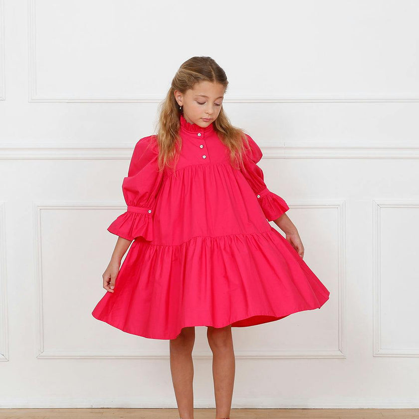 Eloise dress (hot pink)