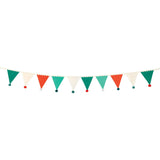 Christmas Pompom Flag Garland